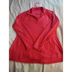 Champion Athletic Top Size S Pink Long Sleeve Collar